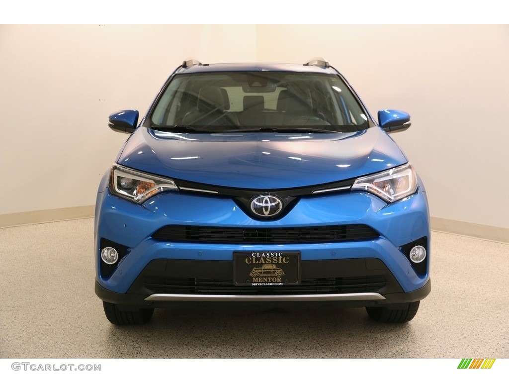 2016 RAV4 Limited - Electric Storm Blue / Black photo #2