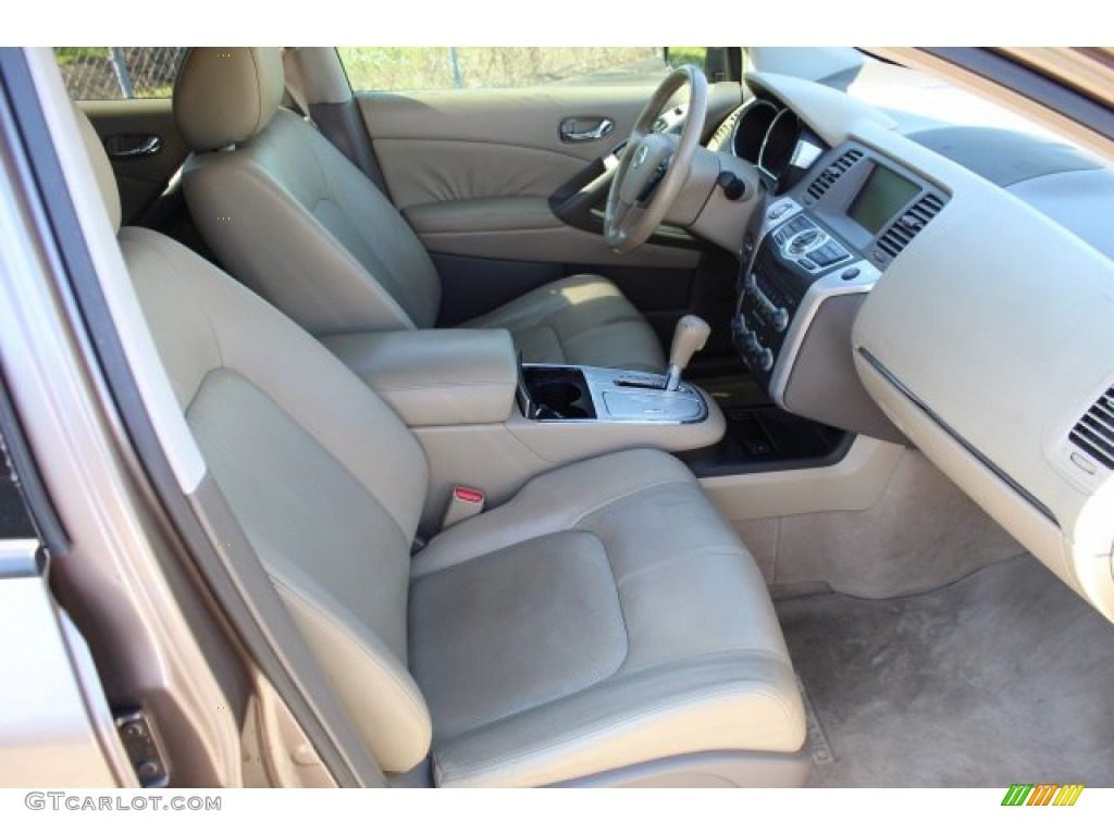 2009 Murano SL - Tinted Bronze Metallic / Beige photo #28