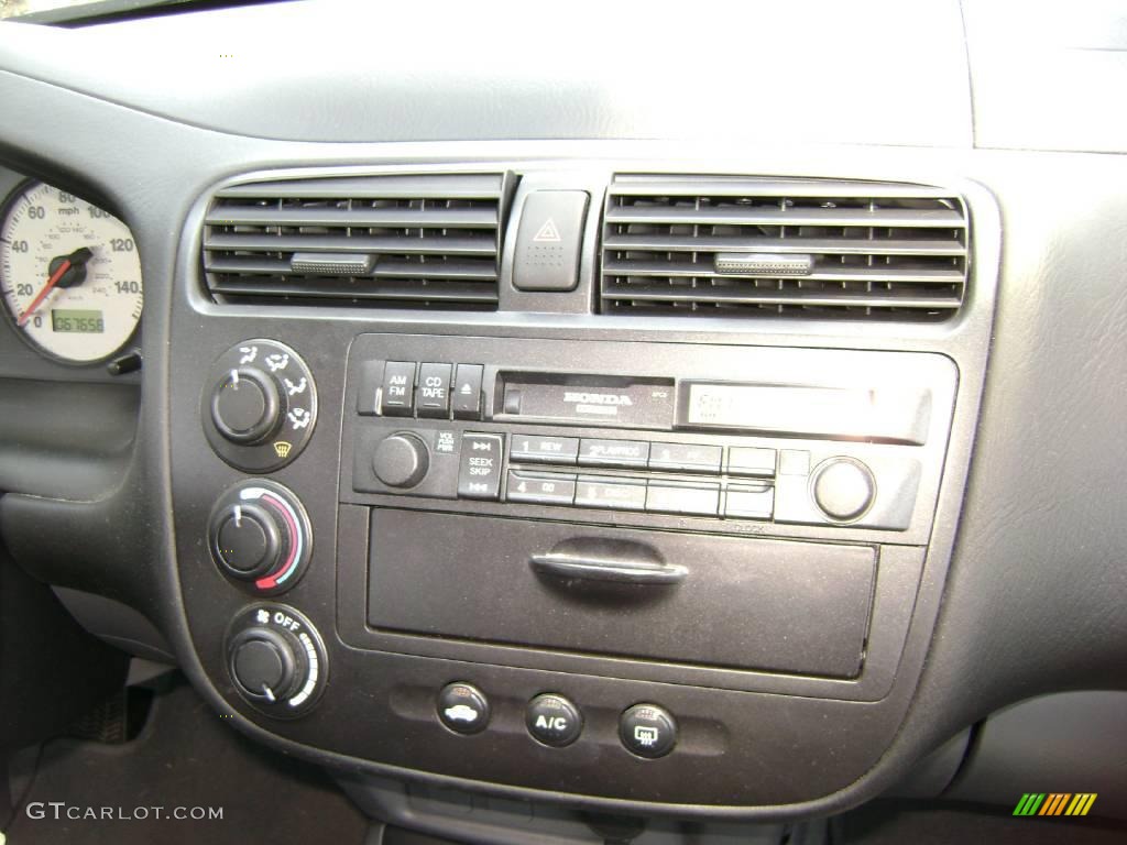 2002 Civic LX Sedan - Taffeta White / Gray photo #16