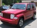 2008 Inferno Red Crystal Pearl Jeep Liberty Sport  photo #1