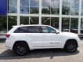 2019 Bright White Jeep Grand Cherokee Overland 4x4  photo #2