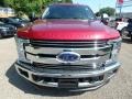 2019 Ruby Red Ford F350 Super Duty Lariat SuperCab 4x4  photo #7