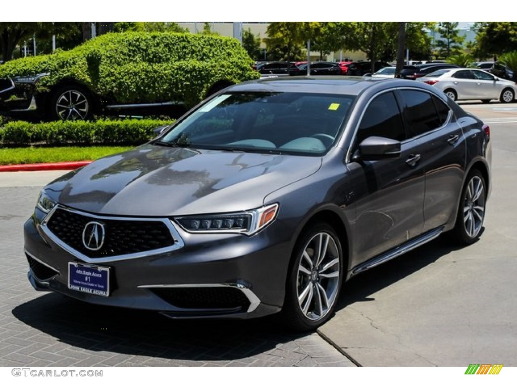 Modern Steel Metallic 2020 Acura TLX V6 Technology Sedan Exterior Photo #134471246