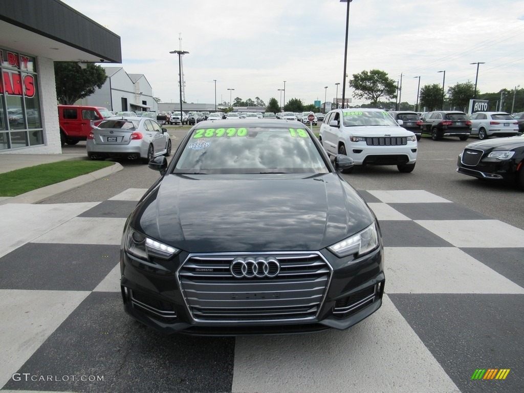 2018 A4 2.0T Premium - Manhattan Gray Metallic / Black photo #2