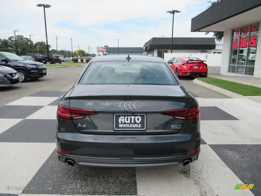 2018 A4 2.0T Premium - Manhattan Gray Metallic / Black photo #4