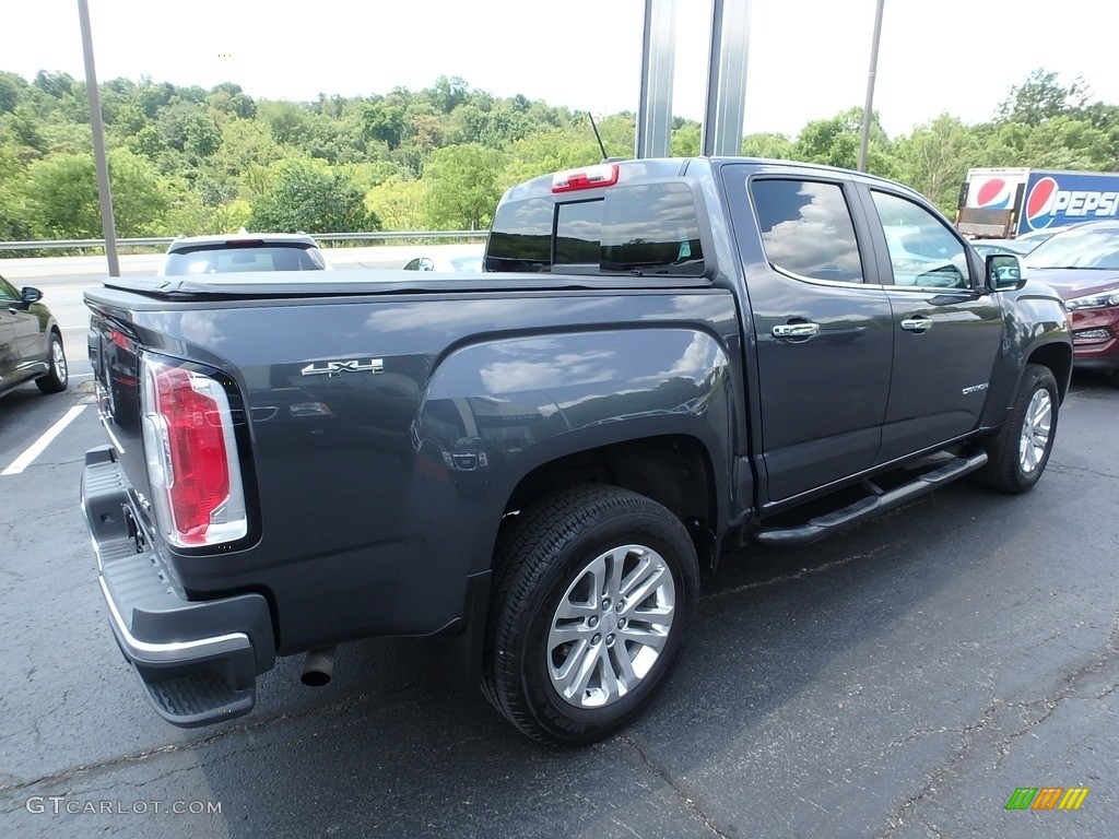 2016 Canyon SLT Crew Cab 4x4 - Cyber Gray Metallic / Jet Black photo #8