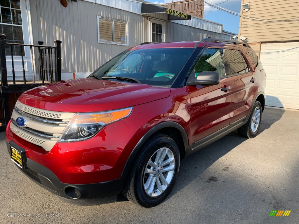 2015 Explorer 4WD - Ruby Red / Medium Light Stone photo #1