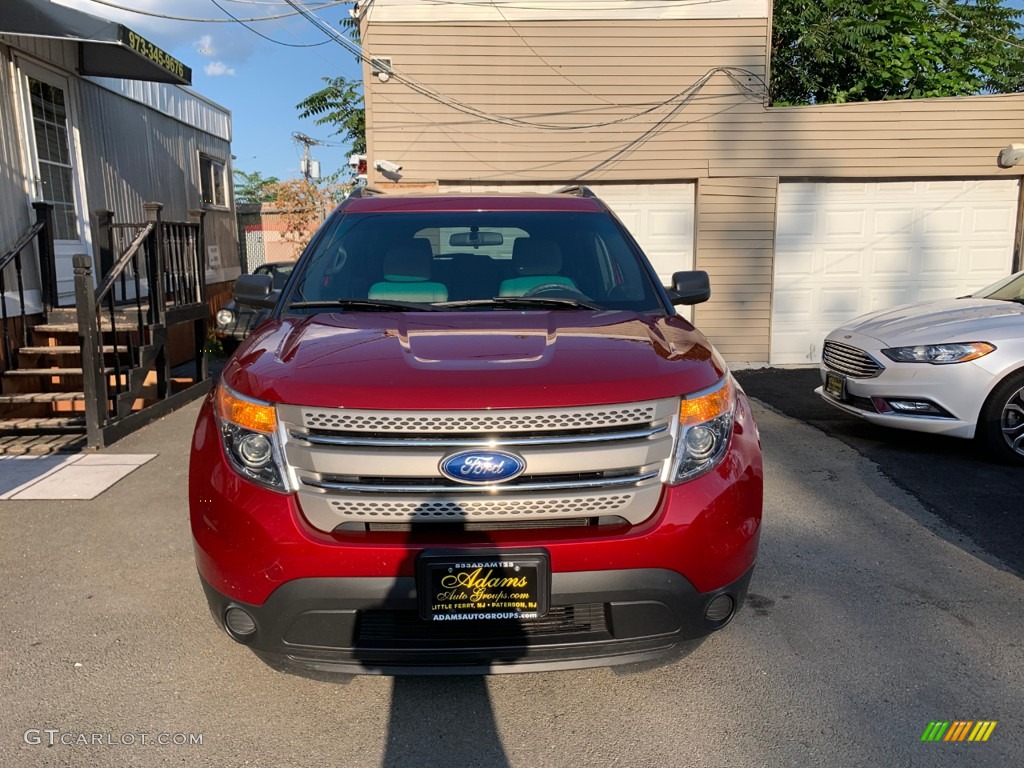 2015 Explorer 4WD - Ruby Red / Medium Light Stone photo #2