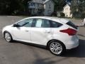 2016 White Platinum Ford Focus Titanium Hatch  photo #5