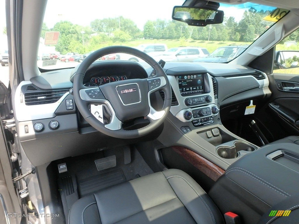 Jet Black Interior 2020 GMC Yukon SLT 4WD Photo #134475512