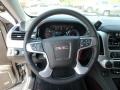 Jet Black 2020 GMC Yukon SLT 4WD Steering Wheel