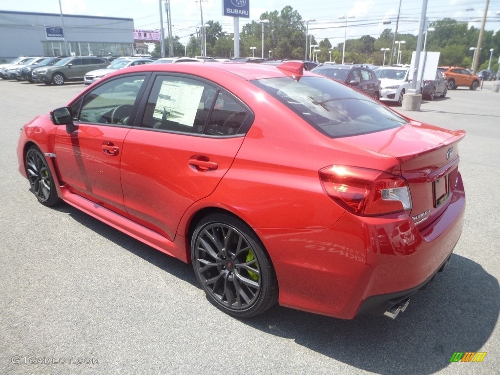 Pure Red 2019 Subaru WRX STI Limited Exterior Photo #134476586