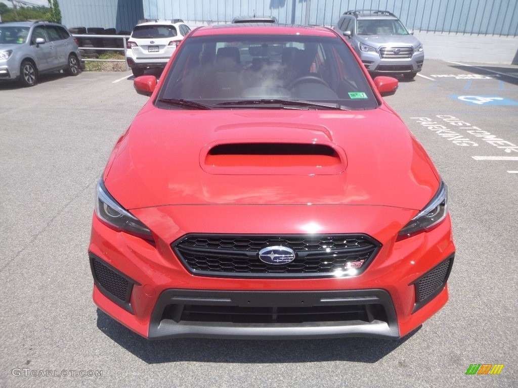 Pure Red 2019 Subaru WRX STI Limited Exterior Photo #134476622