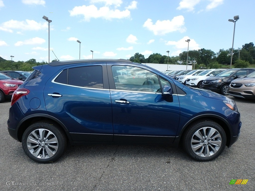 2019 Encore Preferred - Deep Azure Metallic / Ebony photo #4