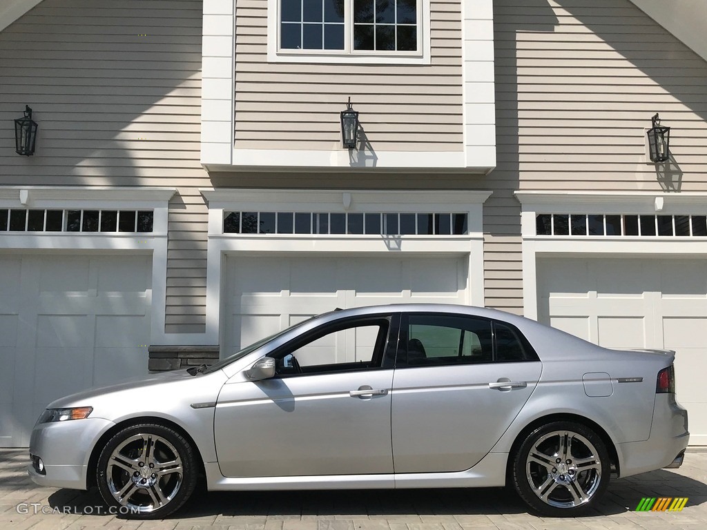 2008 TL 3.5 Type-S - Alabaster Silver Metallic / Ebony/Silver photo #2