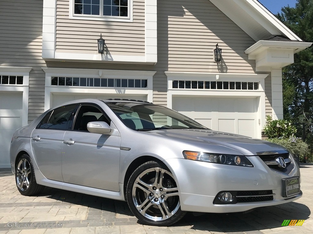 2008 TL 3.5 Type-S - Alabaster Silver Metallic / Ebony/Silver photo #6