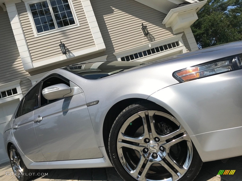 2008 TL 3.5 Type-S - Alabaster Silver Metallic / Ebony/Silver photo #21