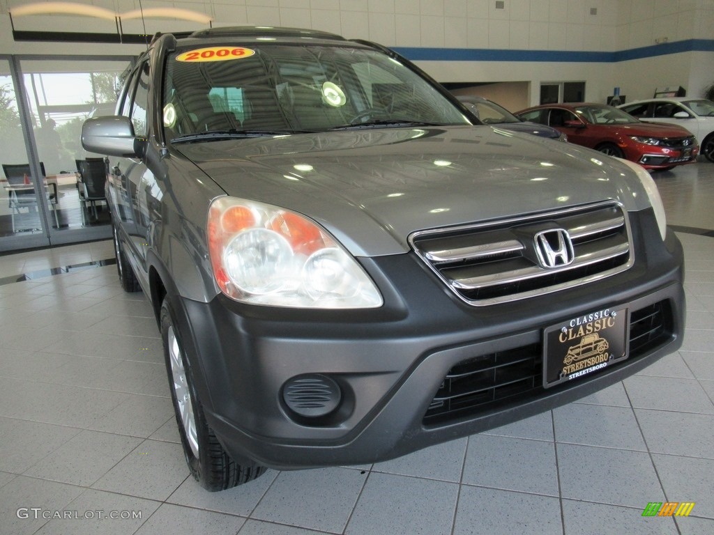2006 CR-V EX 4WD - Silver Moss Metallic / Black photo #6