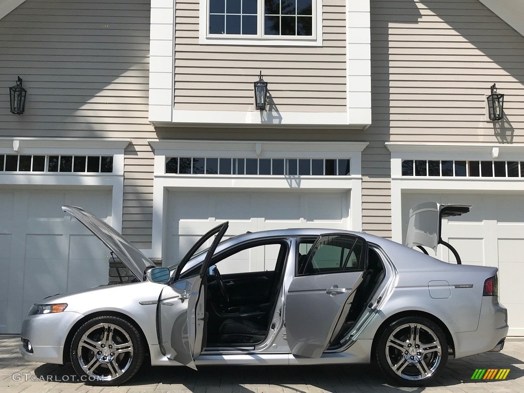 2008 TL 3.5 Type-S - Alabaster Silver Metallic / Ebony/Silver photo #46