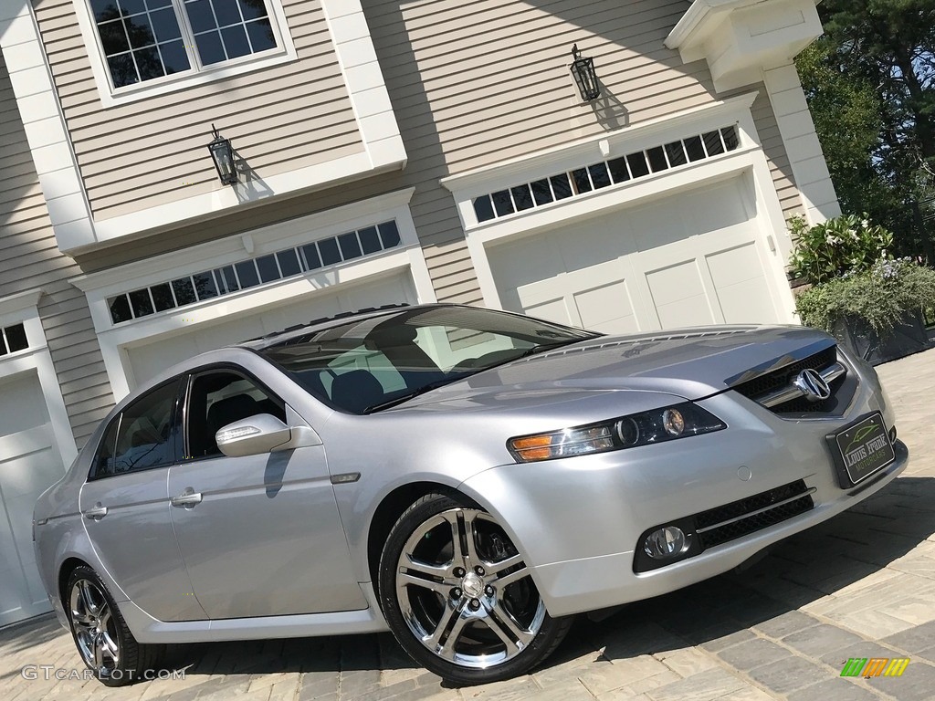 2008 TL 3.5 Type-S - Alabaster Silver Metallic / Ebony/Silver photo #84