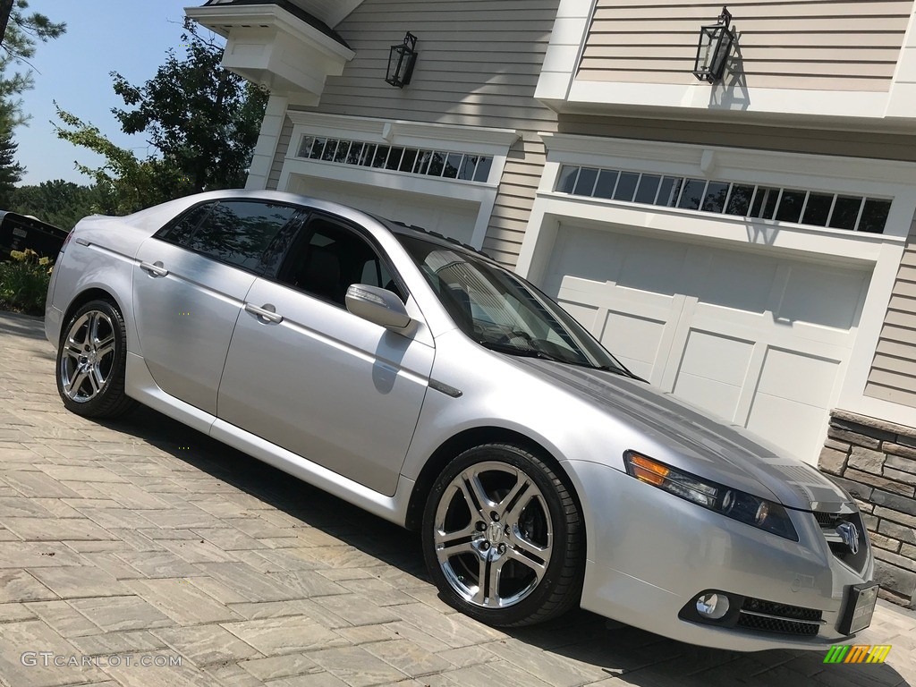 2008 TL 3.5 Type-S - Alabaster Silver Metallic / Ebony/Silver photo #108