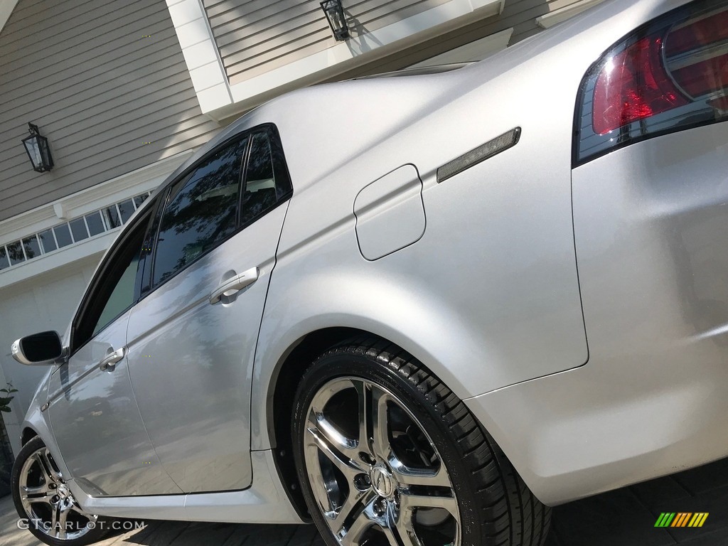 2008 TL 3.5 Type-S - Alabaster Silver Metallic / Ebony/Silver photo #117