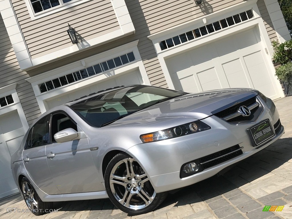 2008 TL 3.5 Type-S - Alabaster Silver Metallic / Ebony/Silver photo #118