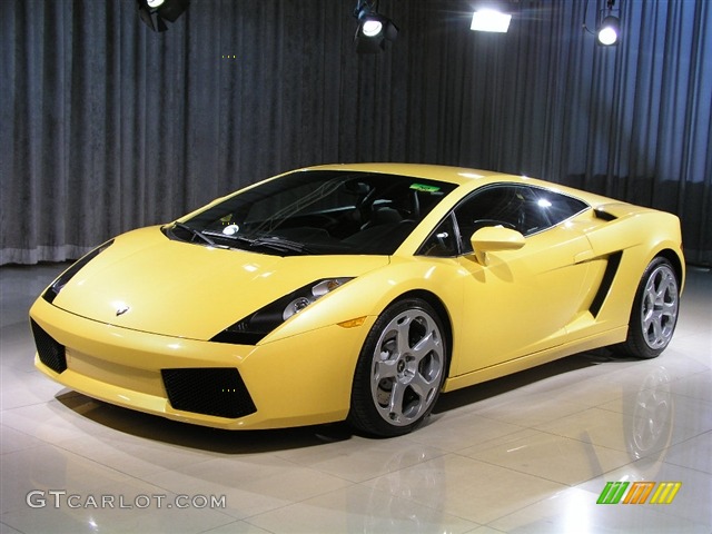 Pearl Yellow Lamborghini Gallardo