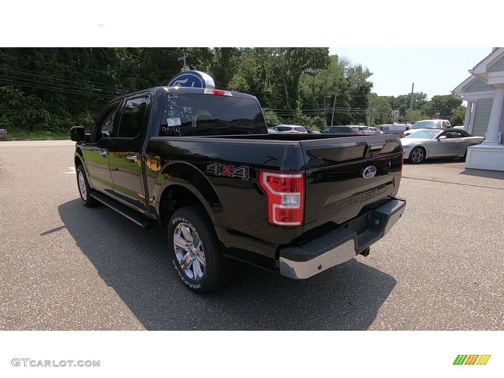 2019 F150 XLT SuperCrew 4x4 - Agate Black / Earth Gray photo #5