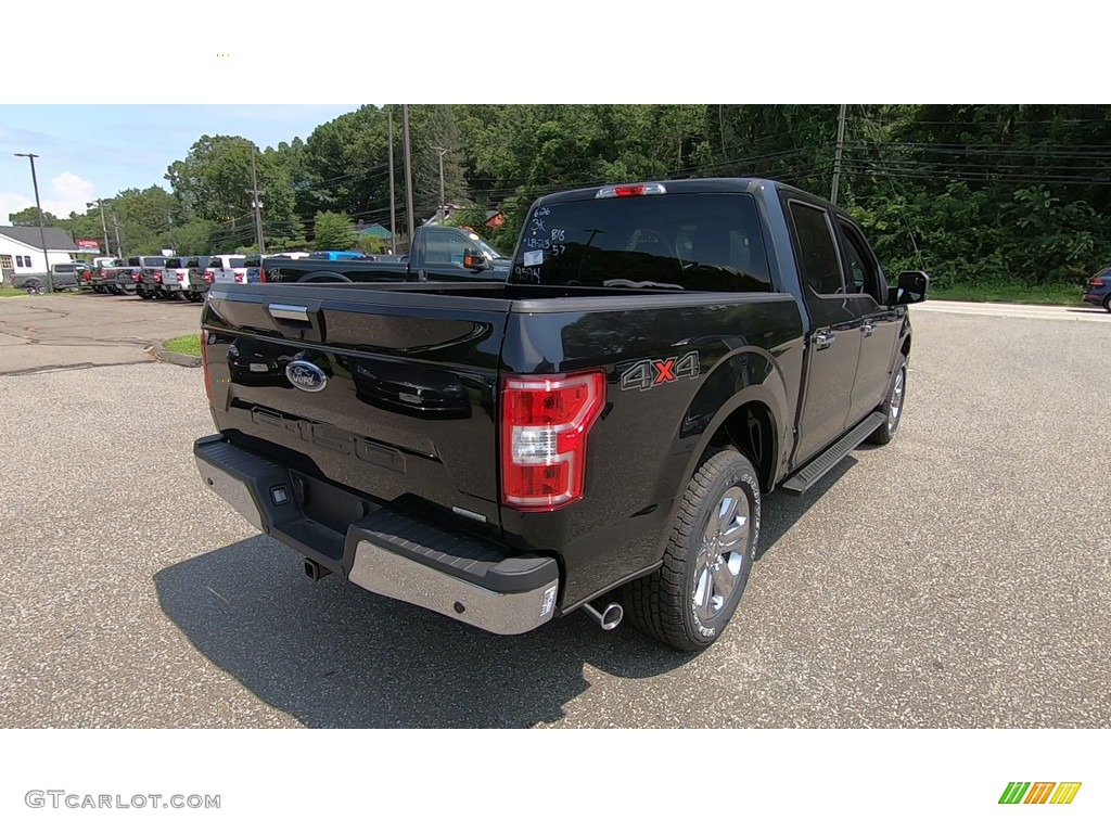 2019 F150 XLT SuperCrew 4x4 - Agate Black / Earth Gray photo #7