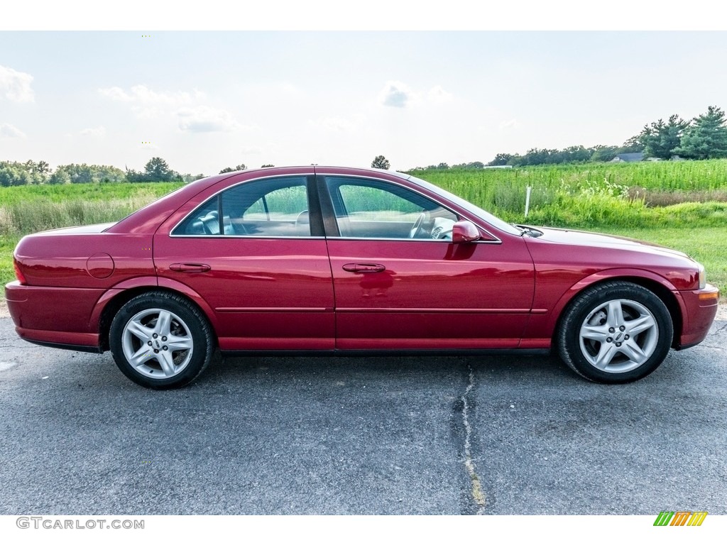 2002 LS V8 - Autumn Red Metallic / Light Graphite photo #3