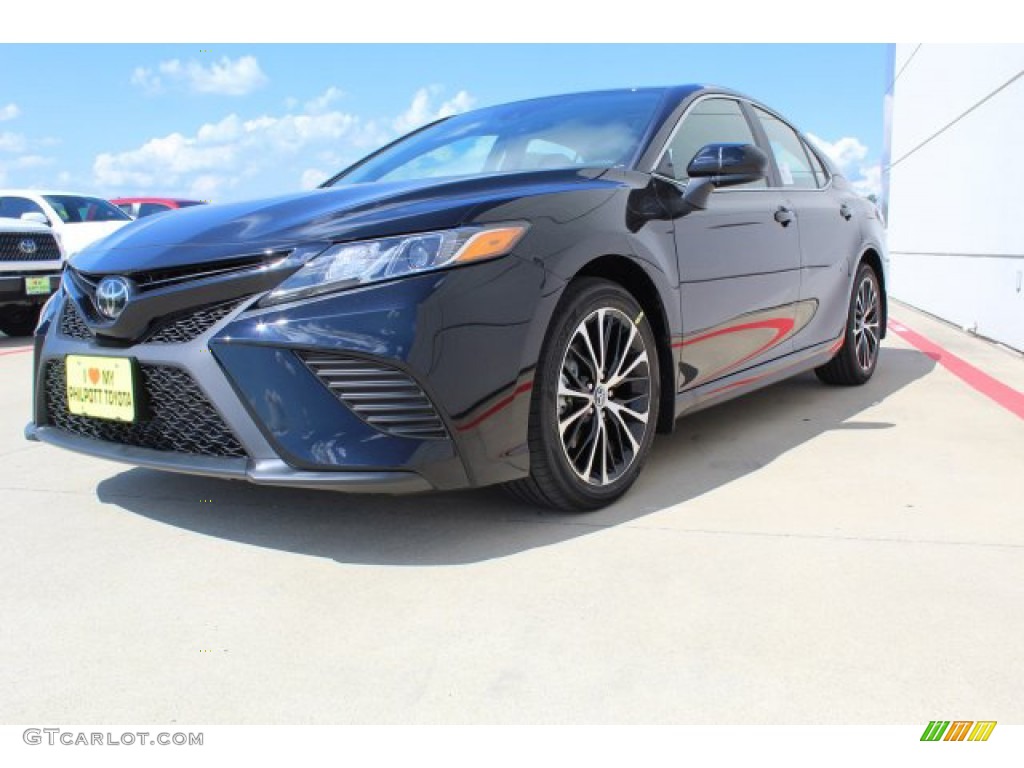 2019 Camry SE - Midnight Black Metallic / Black photo #4