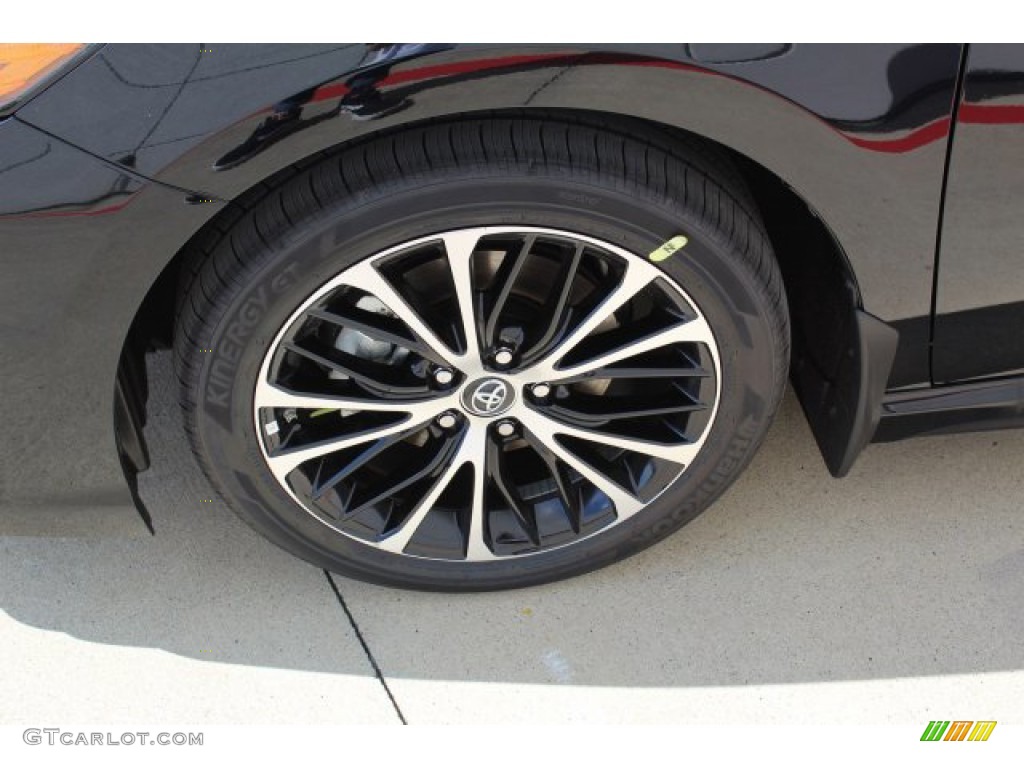 2019 Camry SE - Midnight Black Metallic / Black photo #5