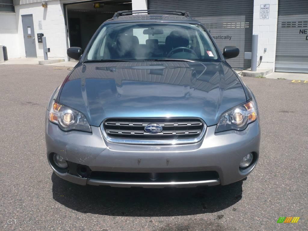 2005 Outback 2.5i Wagon - Atlantic Blue Pearl / Off Black photo #2