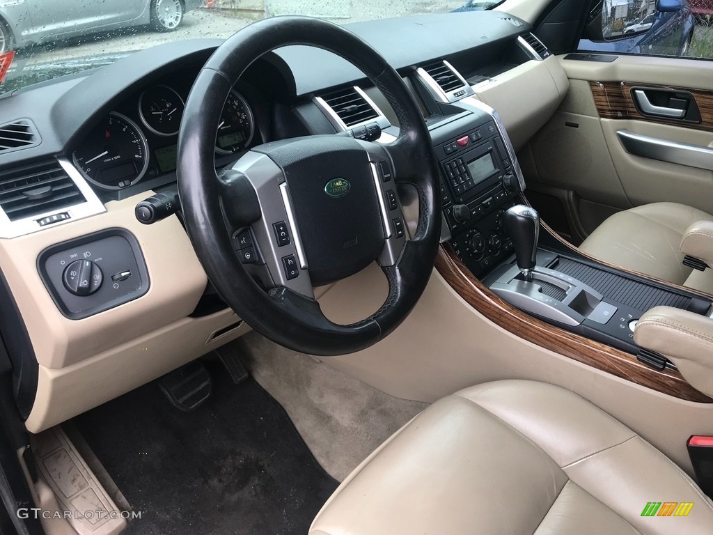 2009 Range Rover Sport HSE - Buckingham Blue Metallic / Almond/Nutmeg photo #7