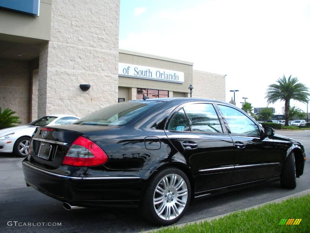 2008 E 350 Sedan - Black / Cashmere photo #6