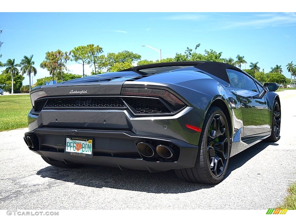 2018 Huracan LP580-2 Spyder - Grigio Lynx Metallic / Nero Ade photo #5