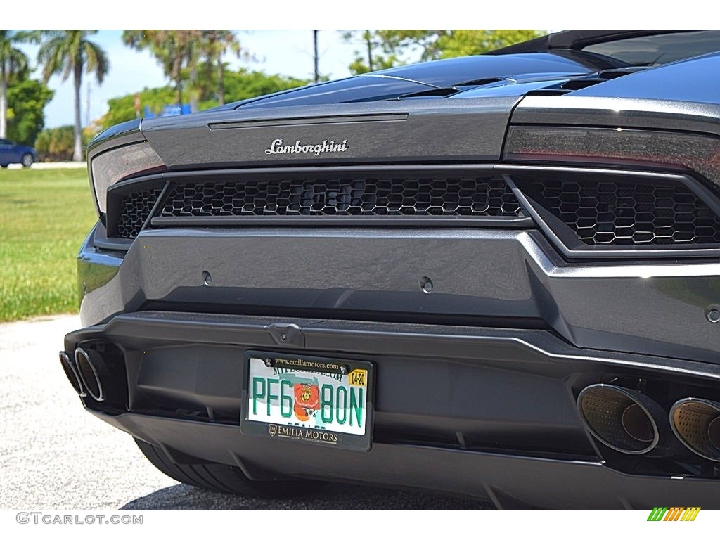 2018 Huracan LP580-2 Spyder - Grigio Lynx Metallic / Nero Ade photo #6