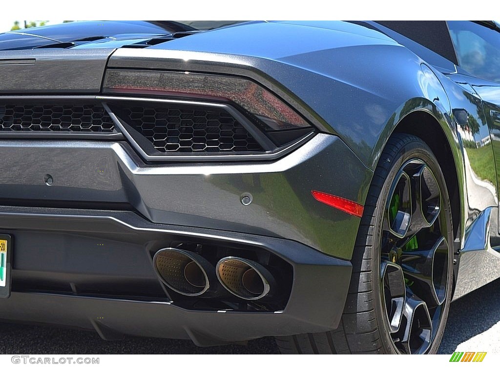2018 Huracan LP580-2 Spyder - Grigio Lynx Metallic / Nero Ade photo #7