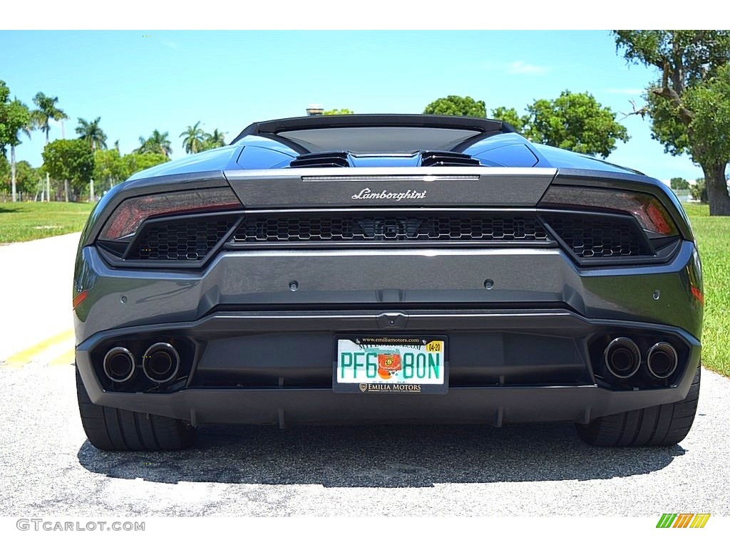 2018 Huracan LP580-2 Spyder - Grigio Lynx Metallic / Nero Ade photo #10