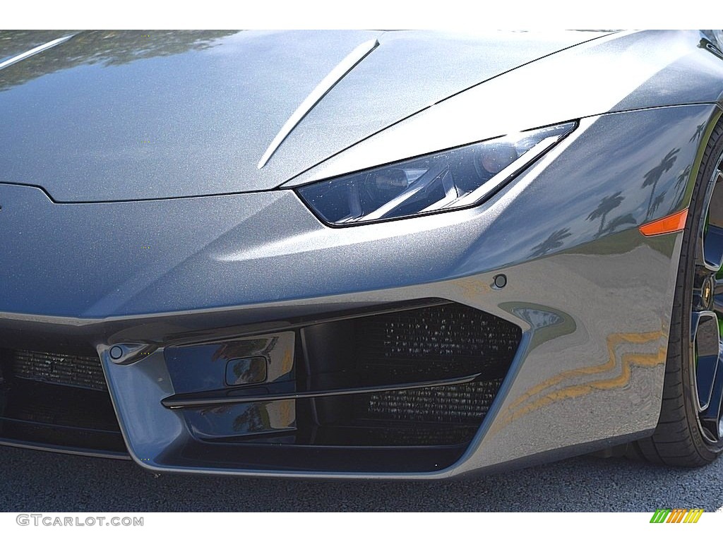 2018 Huracan LP580-2 Spyder - Grigio Lynx Metallic / Nero Ade photo #17