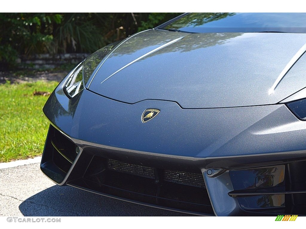 2018 Huracan LP580-2 Spyder - Grigio Lynx Metallic / Nero Ade photo #18
