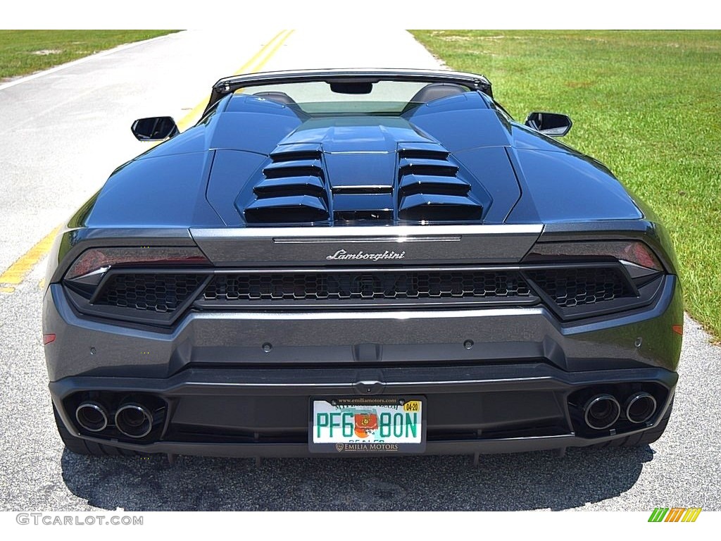 2018 Huracan LP580-2 Spyder - Grigio Lynx Metallic / Nero Ade photo #27