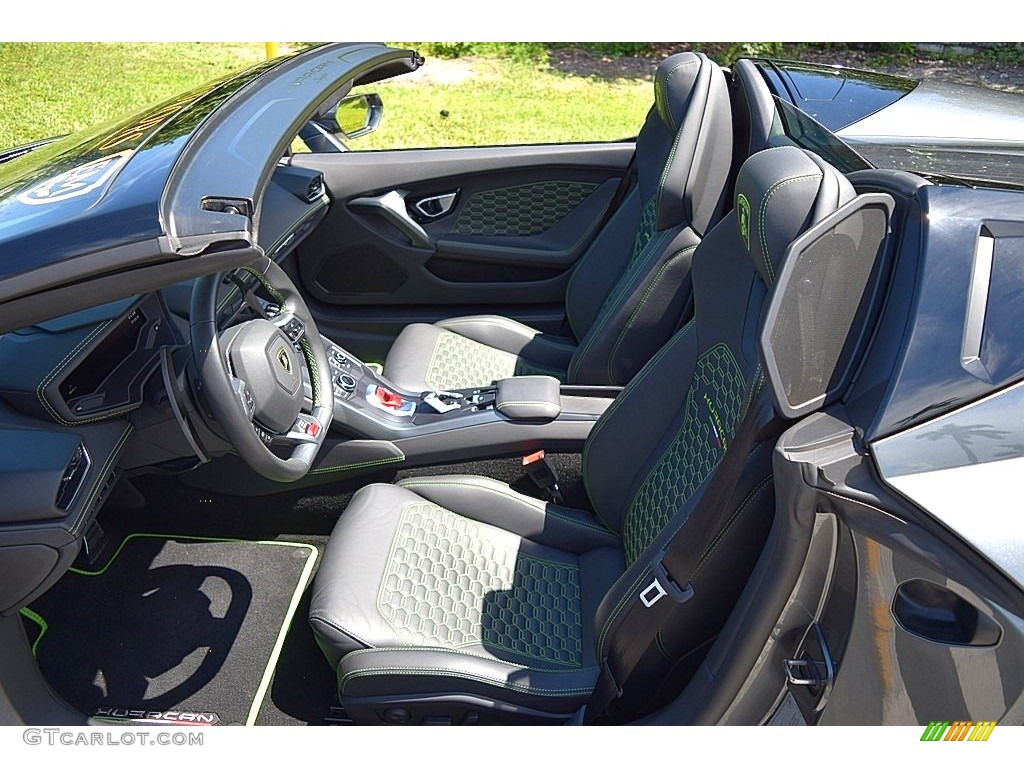 2018 Lamborghini Huracan LP580-2 Spyder Front Seat Photo #134487329