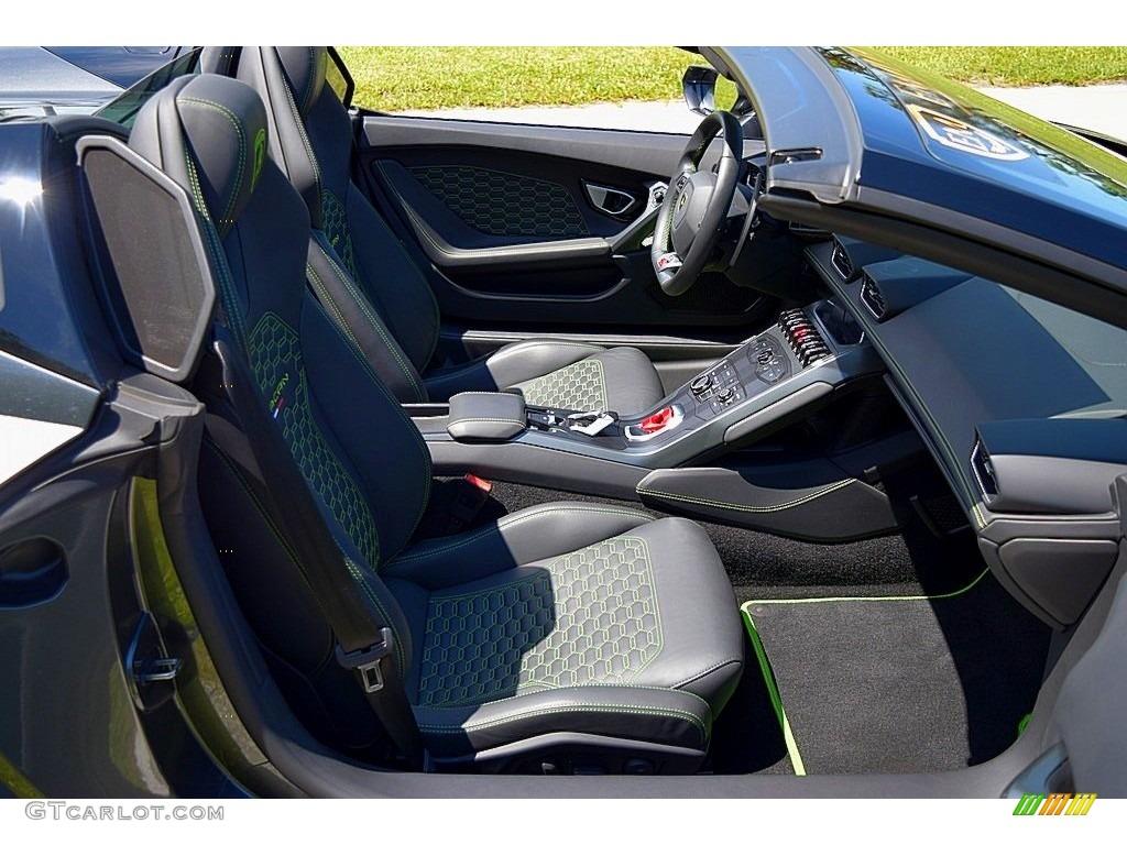 2018 Huracan LP580-2 Spyder - Grigio Lynx Metallic / Nero Ade photo #47