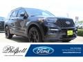 2020 Agate Black Metallic Ford Explorer ST 4WD  photo #1