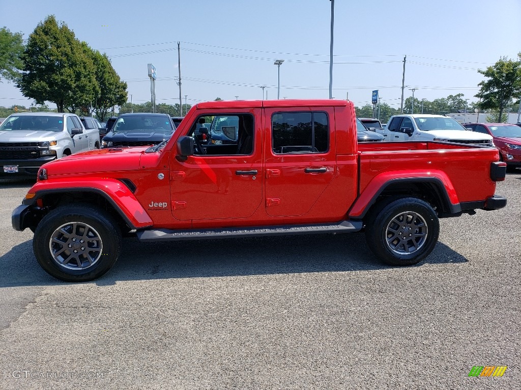 Firecracker Red 2020 Jeep Gladiator Overland 4x4 Exterior Photo #134489867