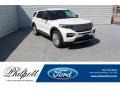 2020 Star White Metallic Tri-Coat Ford Explorer Limited  photo #1