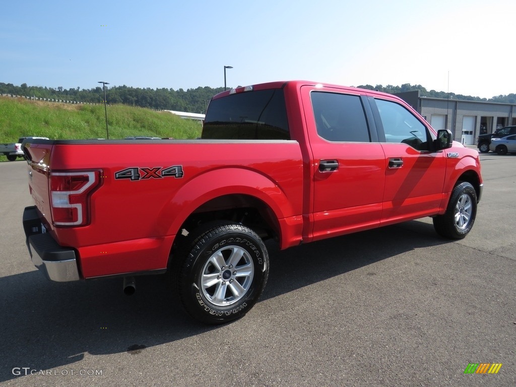 2019 F150 XLT SuperCrew 4x4 - Race Red / Earth Gray photo #13