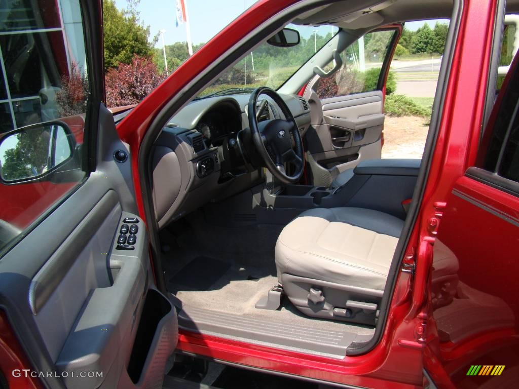 2004 Explorer XLT - Redfire Metallic / Graphite photo #9